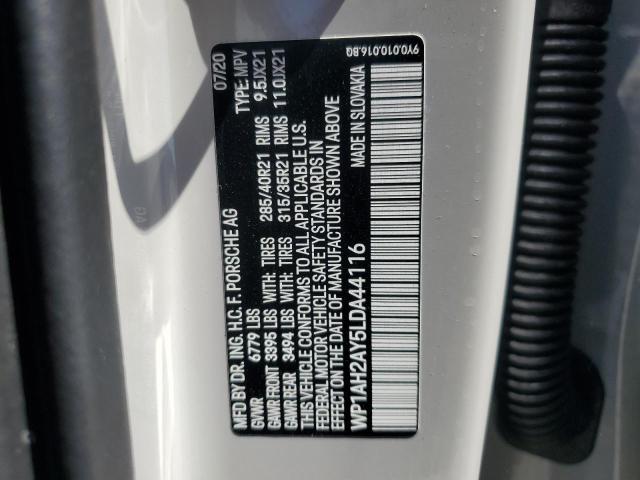 Photo 14 from auction – 2020 PORSCHE CAYENNE TU with VIN WP1AH2AY5LDA44116
