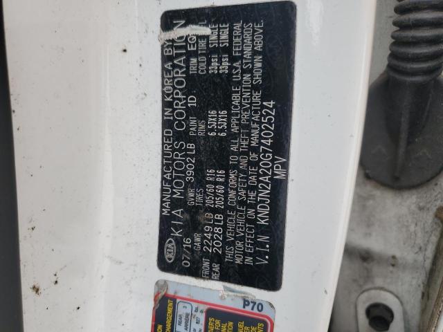 Photo 14 from auction – 2016 KIA SOUL with VIN KNDJN2A20G7402524