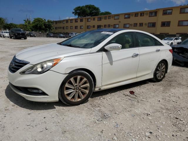 HYUNDAI SONATA SE 2014 with VIN 5NPEC4AC6EH843868 - Photo from auction