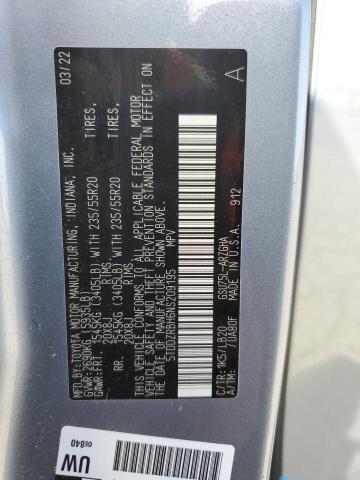 Photo 14 from auction – 2022 TOYOTA HIGHLANDER with VIN 5TDDZRBH6NS209195