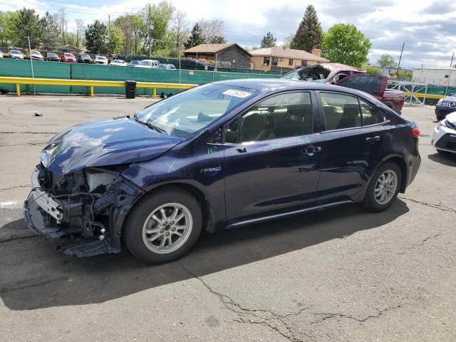 TOYOTA COROLLA LE 2021 with VIN JTDEAMDE3MJ003961 - Photo from auction