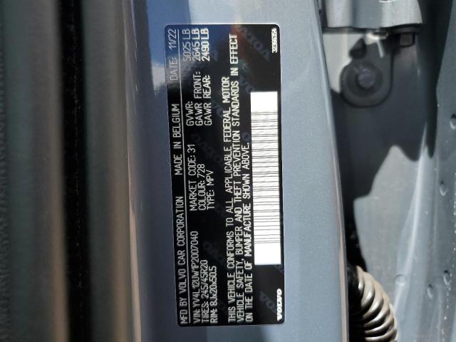 Photo 14 from auction – 2023 VOLVO XC40 PLUS with VIN YV4L12UW1P2007040