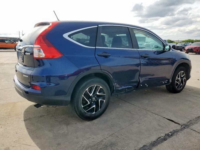 Photo 3 from auction – 2016 HONDA CR-V SE with VIN 2HKRM4H40GH678870