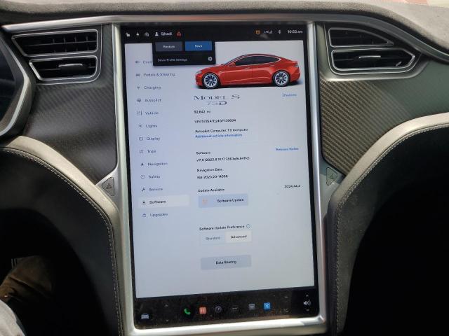 Photo 9 from auction – 2016 TESLA MODEL S with VIN 5YJSA1E24GF139694