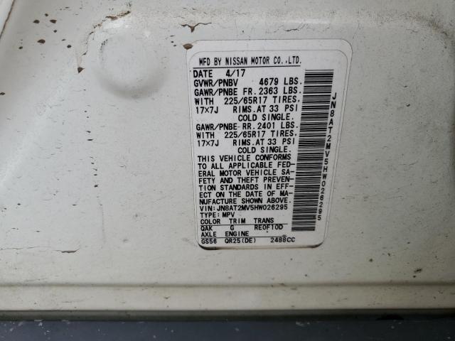 Photo 14 from auction – 2017 NISSAN ROGUE S with VIN JN8AT2MV5HW026295