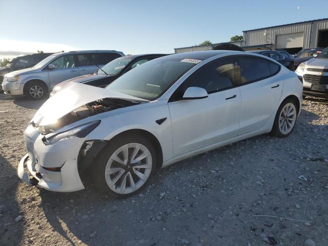 TESLA MODEL 3 2021 with VIN 5YJ3E1EA3MF053787 - Photo from auction