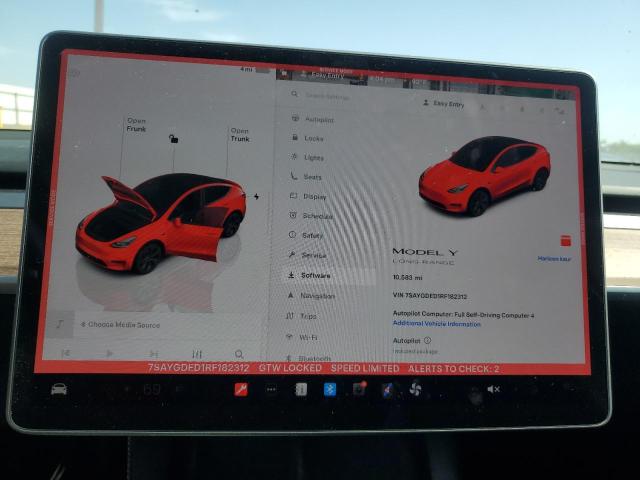 Photo 9 from auction – 2024 TESLA MODEL Y with VIN 7SAYGDED1RF182312
