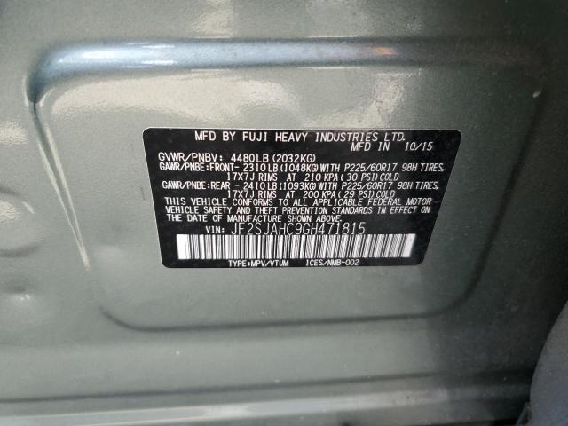 Photo 14 from auction – 2016 SUBARU FORESTER 2 with VIN JF2SJAHC9GH471815