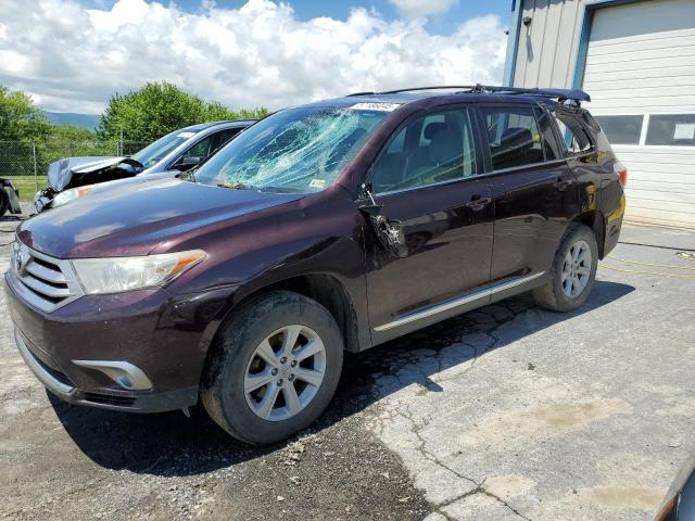 TOYOTA HIGHLANDER 2013 with VIN 5TDBK3EH2DS227874 - Photo from auction