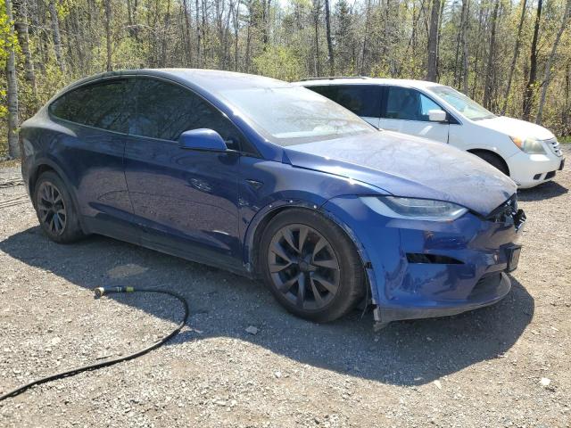 Photo 4 from auction – 2022 TESLA MODEL X with VIN 7SAXCAE55NF353958