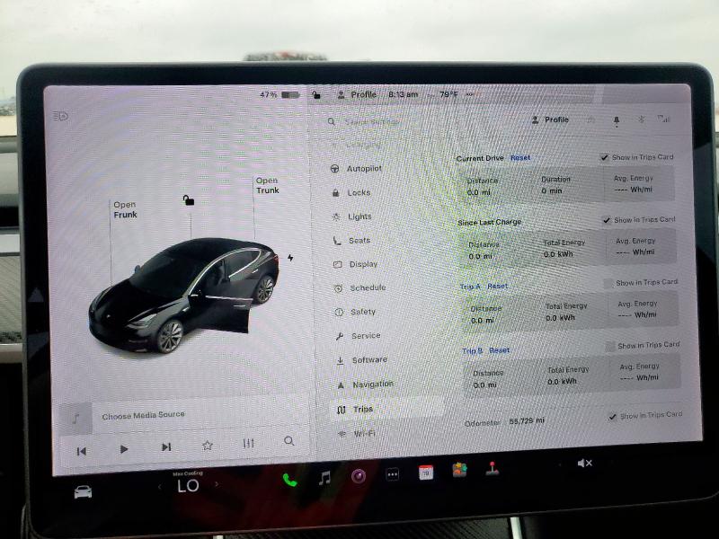 Photo 9 from auction – 2018 TESLA MODEL 3 with VIN 5YJ3E1EA6JF023680
