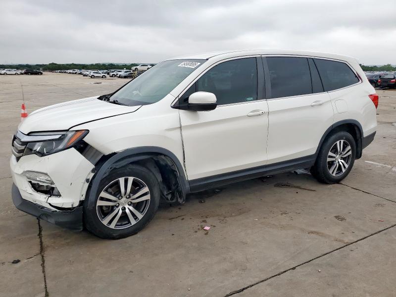 HONDA PILOT EX 2017 with VIN 5FNYF5H38HB047299 - Photo from auction