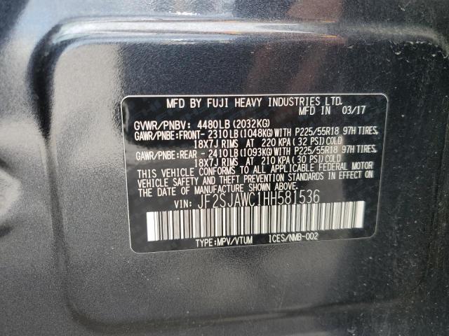 Photo 14 from auction – 2017 SUBARU FORESTER 2 with VIN JF2SJAWC1HH581536