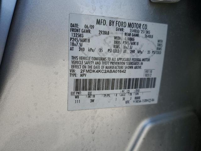 Photo 14 from auction – 2010 FORD EDGE LIMIT with VIN 2FMDK4KC2ABA01642