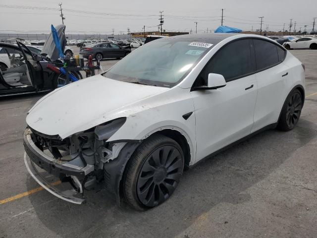 TESLA MODEL Y 2022 with VIN 7SAYGDEF4NF555239 - Photo from auction