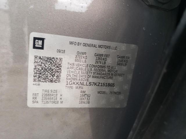 Photo 14 from auction – 2019 GMC ACADIA SLE with VIN 1GKKNLLS7KZ151865
