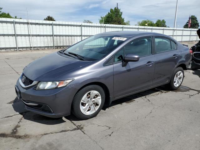 HONDA CIVIC LX 2014 with VIN 19XFB2E55EE003169 - Photo from auction