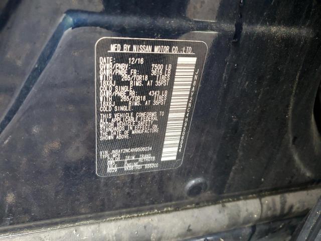 Photo 14 from auction – 2017 NISSAN ARMADA SV with VIN JN8AY2NC4H9506034