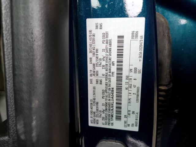 Photo 14 from auction – 2020 FORD ESCAPE TIT with VIN 1FMCU9J9XLUA04584