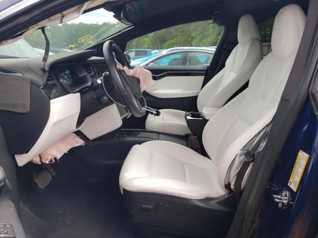 Photo 7 from auction – 2020 TESLA MODEL X with VIN 5YJXCDE22LF303617