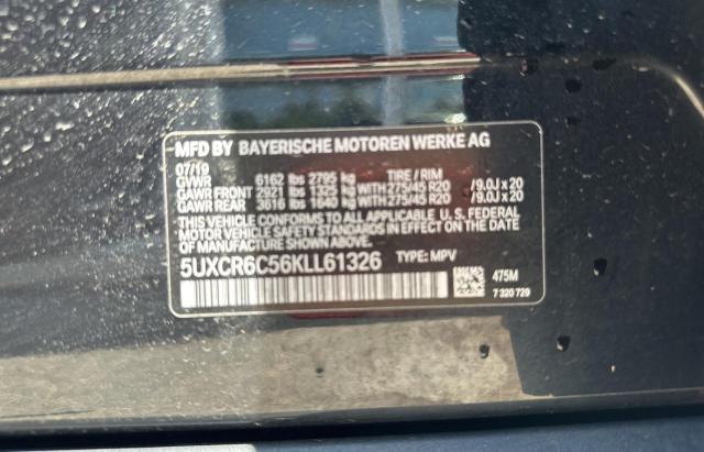 Photo 10 from auction – 2019 BMW X5 XDRIVE4 with VIN 5UXCR6C56KLL61326