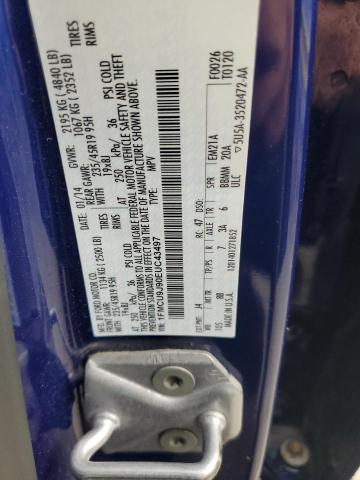 Photo 14 from auction – 2014 FORD ESCAPE TIT with VIN 1FMCU9J90EUC43497