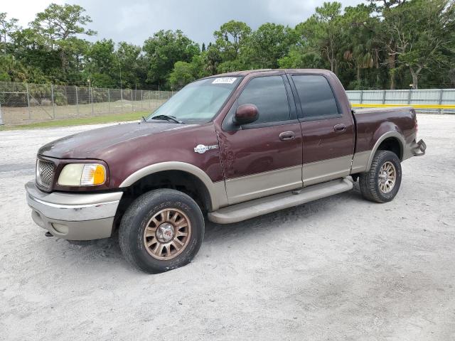 FORD F150 SUPER 2002 with VIN 1FTRW08LX2KB17595 - Photo from auction