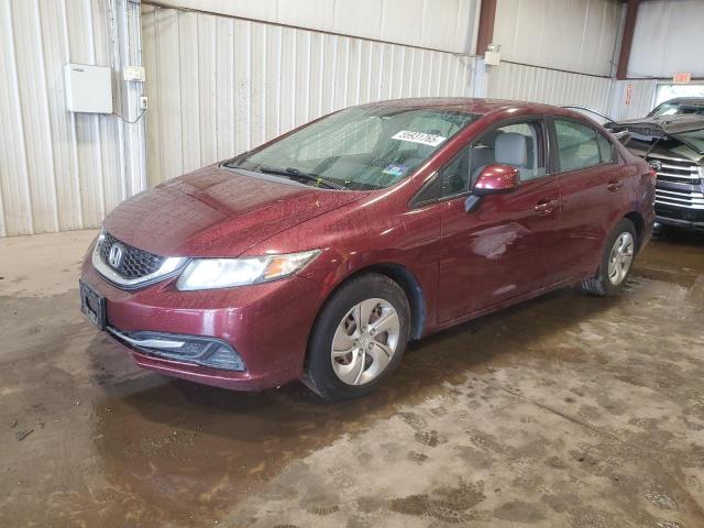 HONDA CIVIC LX 2013 with VIN 2HGFB2F58DH570852 - Photo from auction