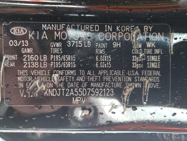Photo 14 from auction – 2013 KIA SOUL with VIN KNDJT2A55D7592123