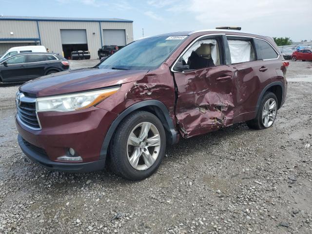TOYOTA HIGHLANDER 2015 with VIN 5TDYKRFH8FS040038 - Photo from auction