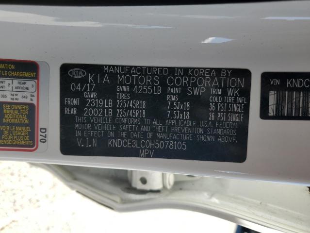 Photo 14 from auction – 2017 KIA NIRO EX TO with VIN KNDCE3LC0H5078105
