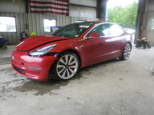 TESLA MODEL 3 2018 with VIN 5YJ3E1EB7JF181017 - Photo from auction