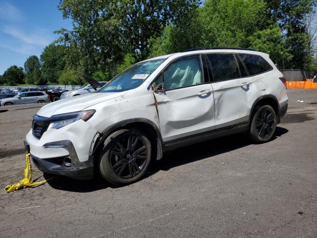 HONDA PILOT BLAC 2022 with VIN 5FNYF6H73NB061888 - Photo from auction