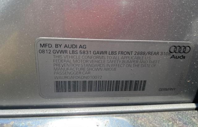 Zdjęcie 10 z aukcji – 2013 AUDI A8 L QUATT z VIN WAURGAFD6DN010072