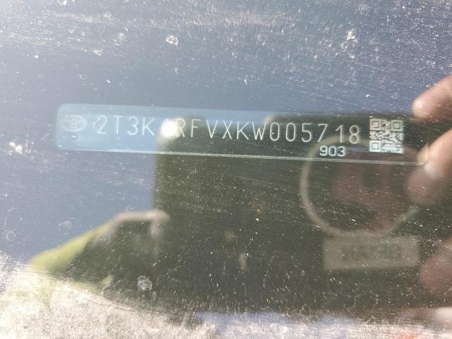 Photo 14 from auction – 2019 TOYOTA RAV4 LE with VIN 2T3K1RFVXKW005718