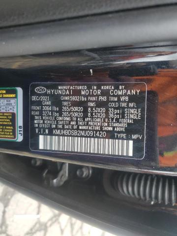 Photo 14 from auction – 2022 GENESIS GV80 BASE with VIN KMUHBDSB2NU091420