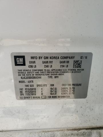 Photo 14 from auction – 2016 BUICK ENCORE PRE with VIN KL4CJDSBXGB642444