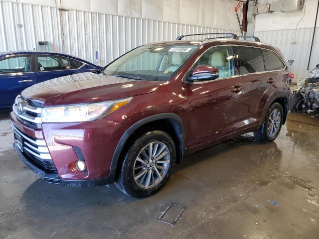 TOYOTA HIGHLANDER 2017 with VIN 5TDJZRFH2HS361508 - Photo from auction