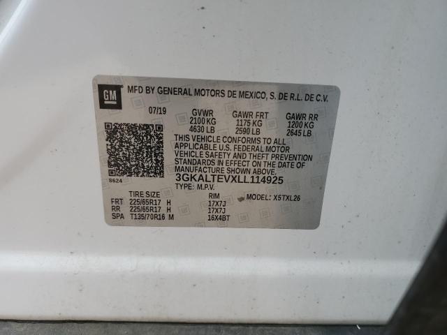 Photo 14 from auction – 2020 GMC TERRAIN SL with VIN 3GKALTEVXLL114925