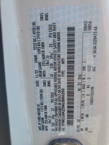 Photo 14 from auction – 2022 FORD ESCAPE SEL with VIN 1FMCU0KZ5NUB80200