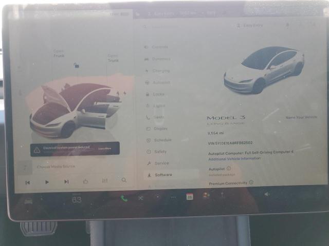 Photo 9 from auction – 2024 TESLA MODEL 3 with VIN 5YJ3E1EA8RF862502