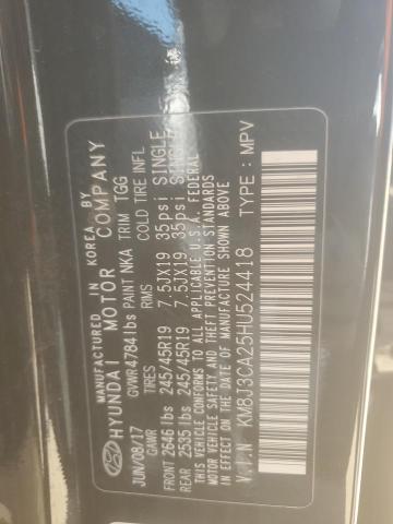 Photo 14 from auction – 2017 HYUNDAI TUCSON LIM with VIN KM8J3CA25HU524418