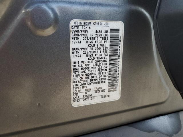 Photo 14 from auction – 2017 NISSAN ROGUE S with VIN JN8AT2MT7HW389941