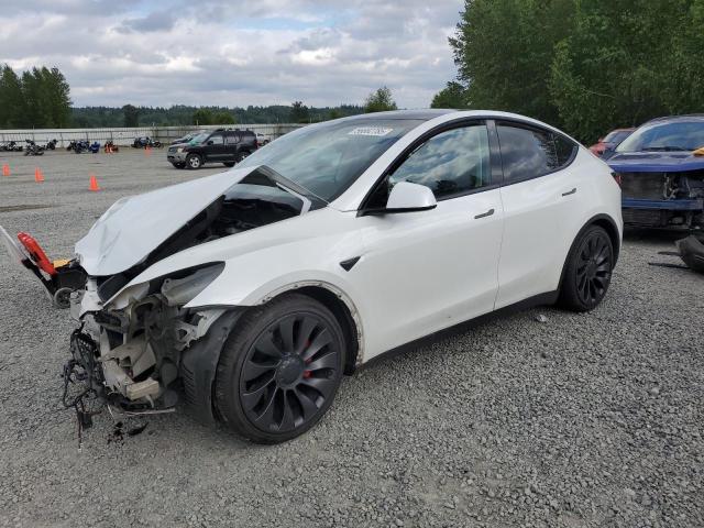 Photo 1 from auction – 2021 TESLA MODEL Y with VIN 5YJYGDEFXMF209739