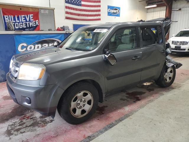 HONDA PILOT LX 2009 with VIN 5FNYF482X9B023296 - Photo from auction