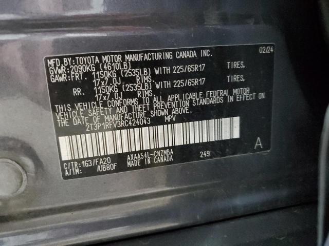 Photo 14 from auction – 2024 TOYOTA RAV4 XLE with VIN 2T3P1RFV3RC424043