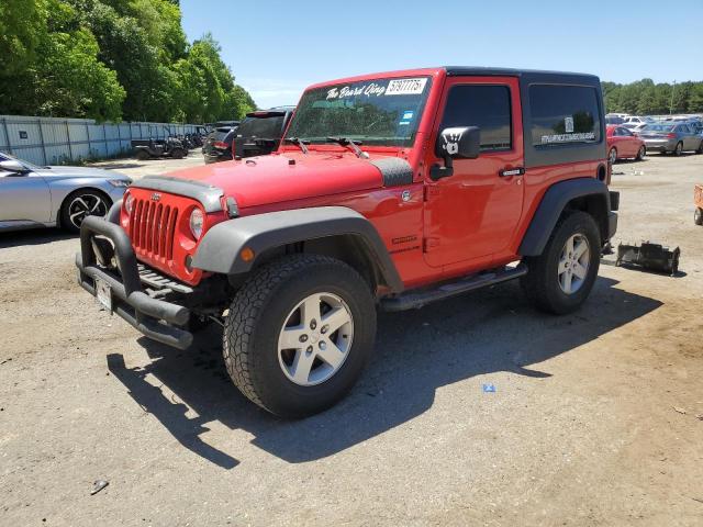 JEEP WRANGLER S 2015 with VIN 1C4AJWAG7FL688330 - Photo from auction