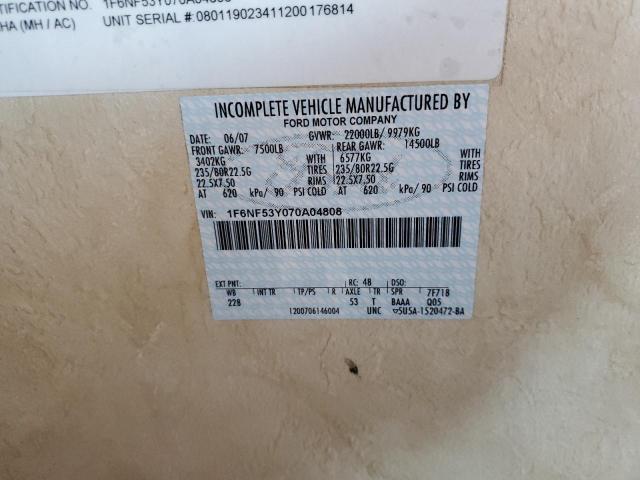 Photo 10 from auction – 2008 MONON 45X96 MONARCH with VIN 1F6NF53Y070A04808