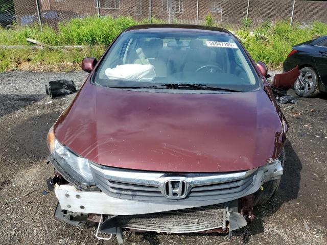 Photo 5 from auction – 2012 HONDA CIVIC LX with VIN 19XFB2F55CE110394