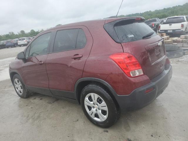 Photo 2 from auction – 2016 CHEVROLET TRAX LS with VIN 3GNCJKSB0GL254722